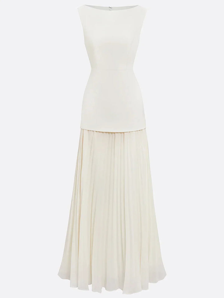 Margaux | Pleated Maxi Dress