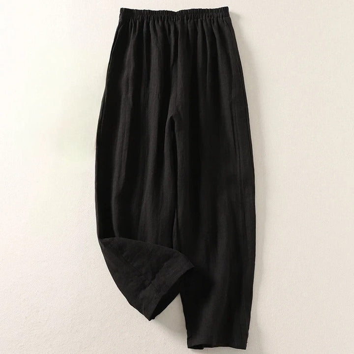 June | Linen Trousers in Black