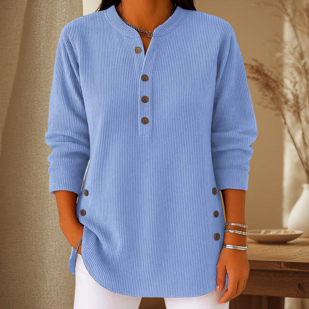 Eden | Button Henley Tunic