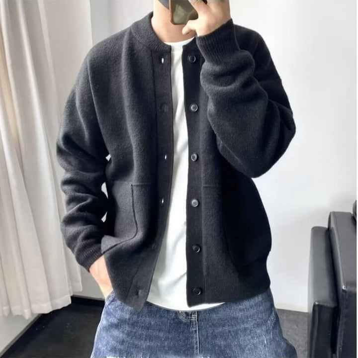 达里奥 | 男士优雅针织开衫带口袋