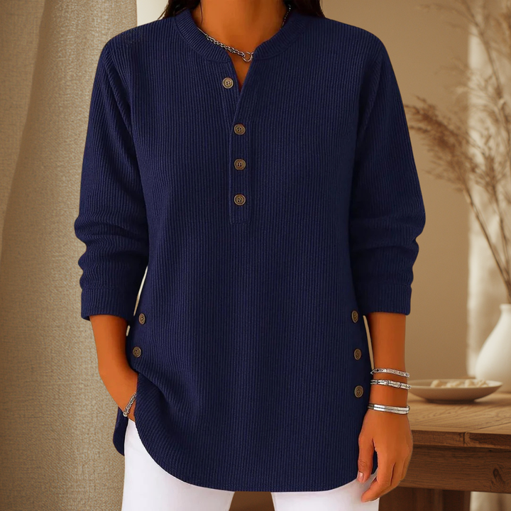Eden | Button Henley Tunic