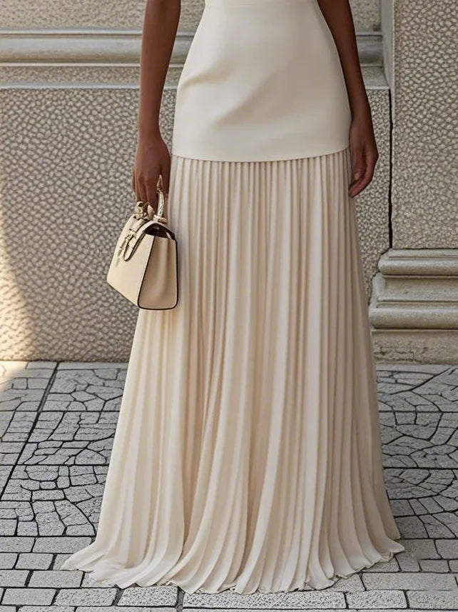 Margaux | Pleated Maxi Dress