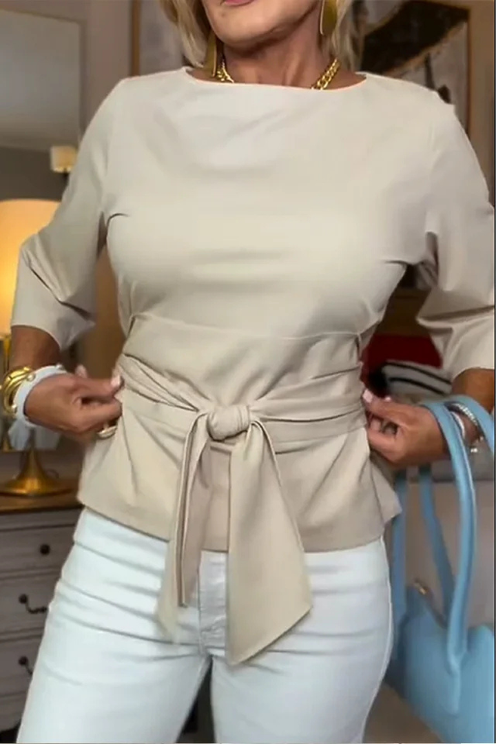Siyu™ | Adjustable Tie Waist Flattering Top