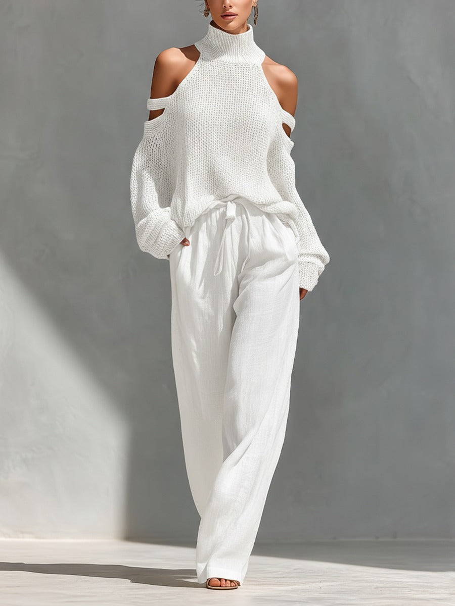 Valentina | Off-Shoulder Two-Piece in White