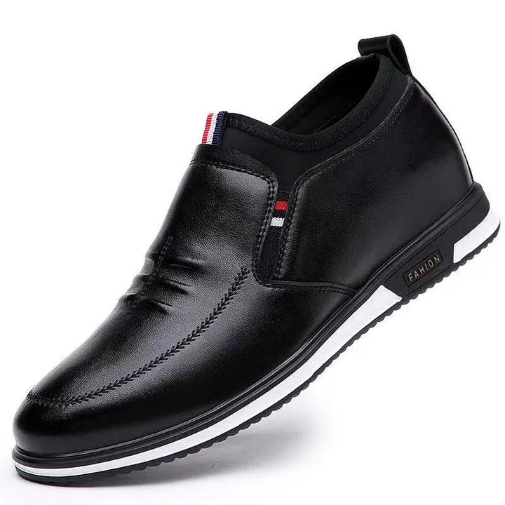 LIAM LEATHER SLIP-ON SNEAKERS