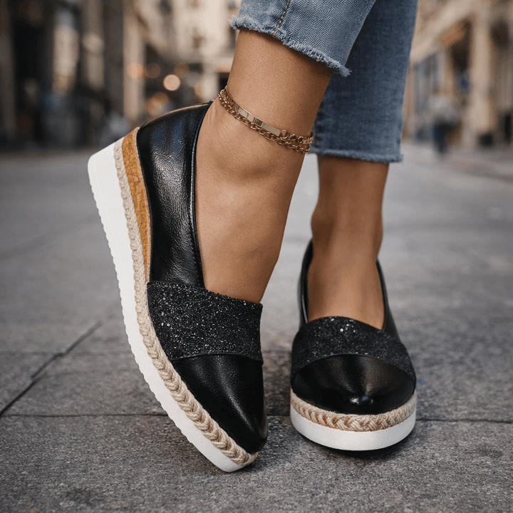 Xinyi™ | Glow Wedge Flats