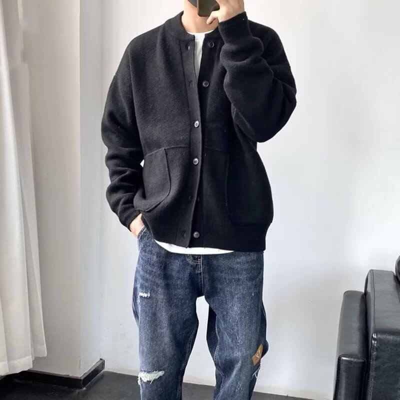 达里奥 | 男士优雅针织开衫带口袋