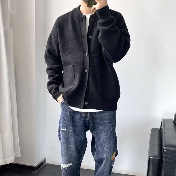 达里奥 | 男士优雅针织开衫带口袋