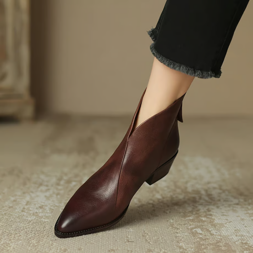 Margaret | Leather Boots