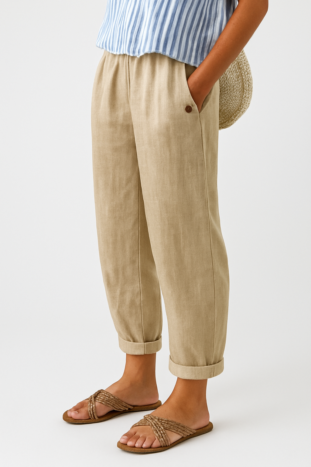 Natalie™ | Relaxed Trousers with Side Pockets