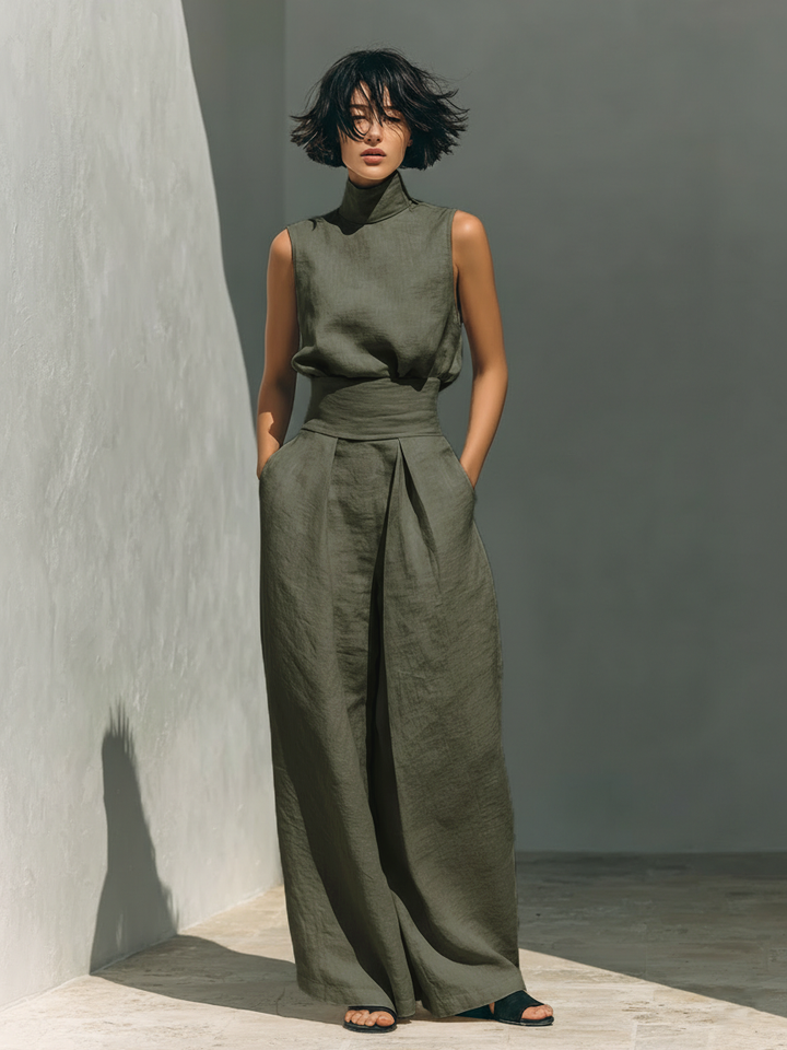 Marina | Women's Relaxed Two-Piece Set — Elegant Summer Style