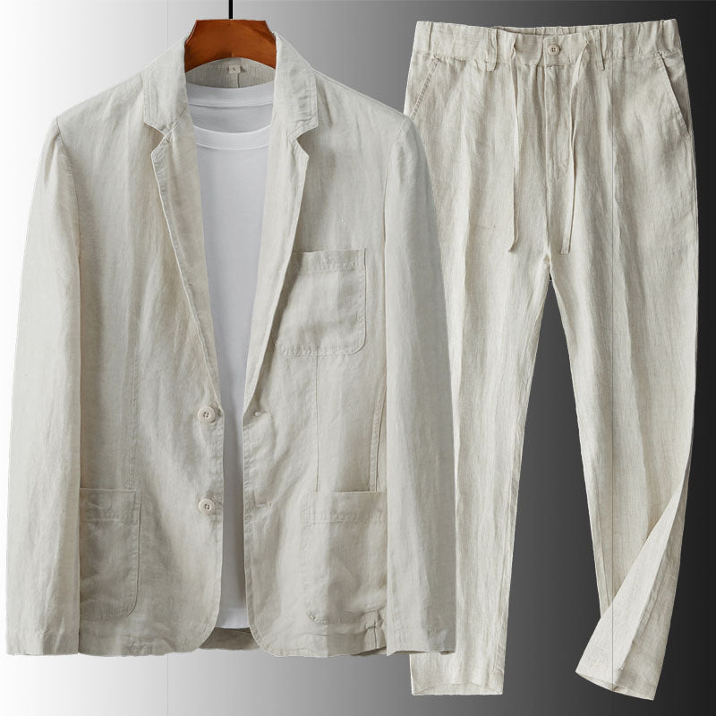 Scarlett™ | Relaxed Linen Suit Set