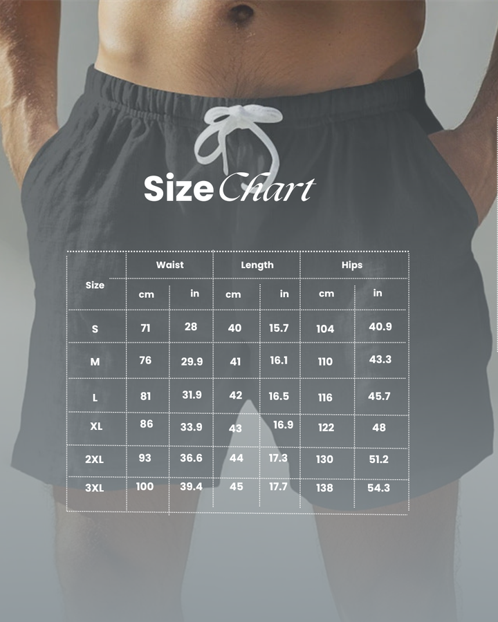 King - 男士轻质抽绳夏季短裤
