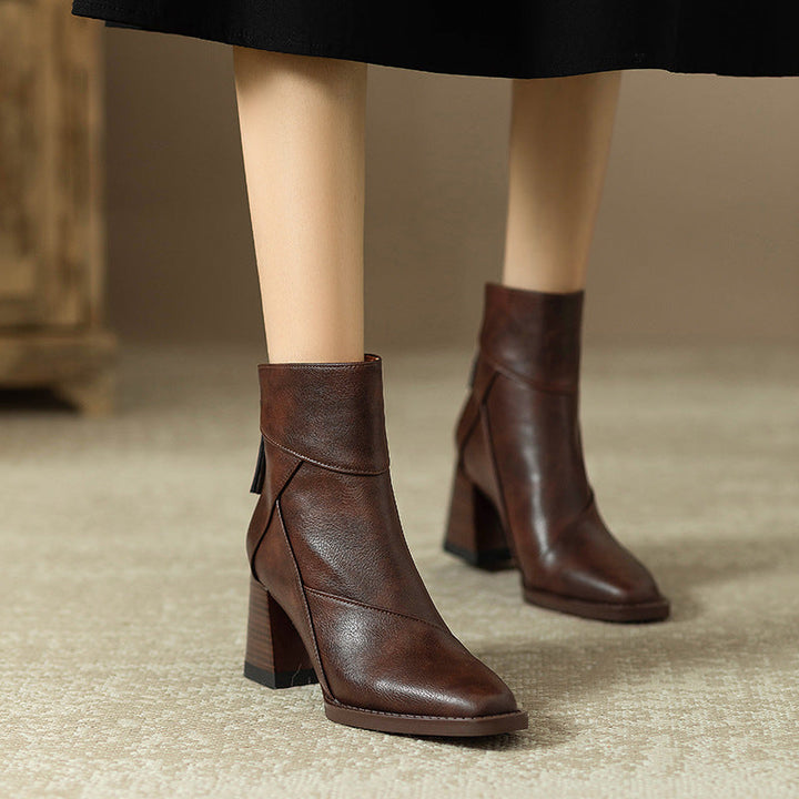 Karen | Leather Boots