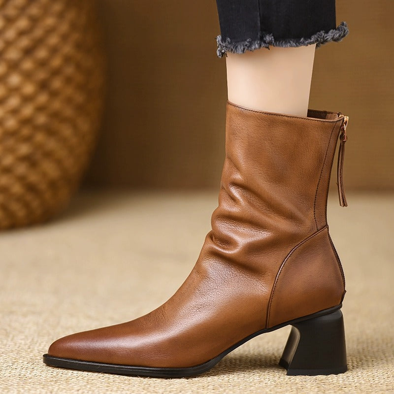 Julie | Leather Boots