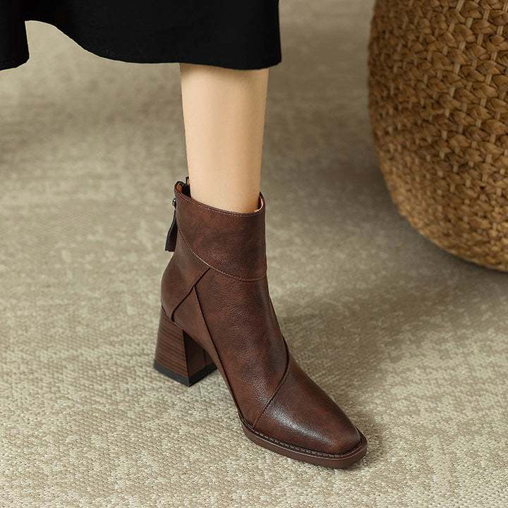 Karen | Leather Boots