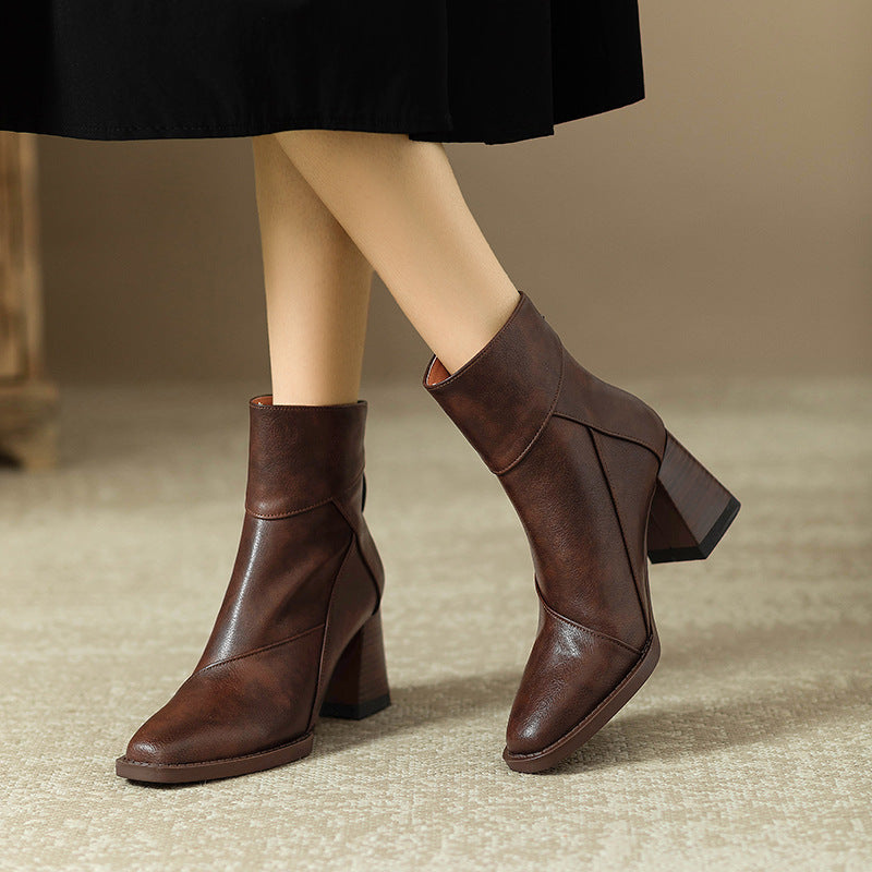 Karen | Leather Boots