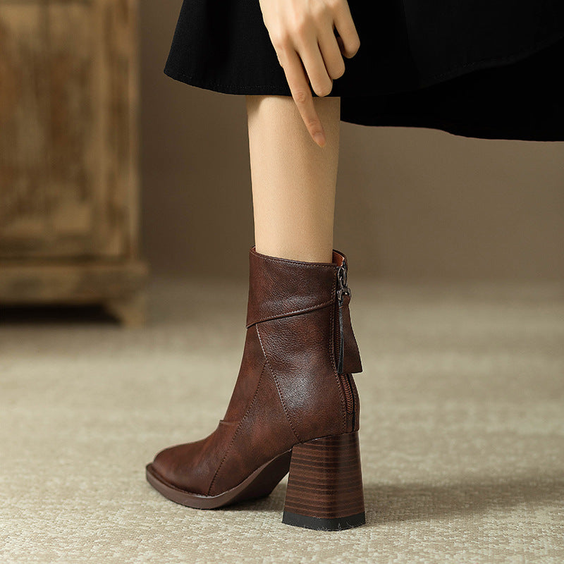 Karen | Leather Boots