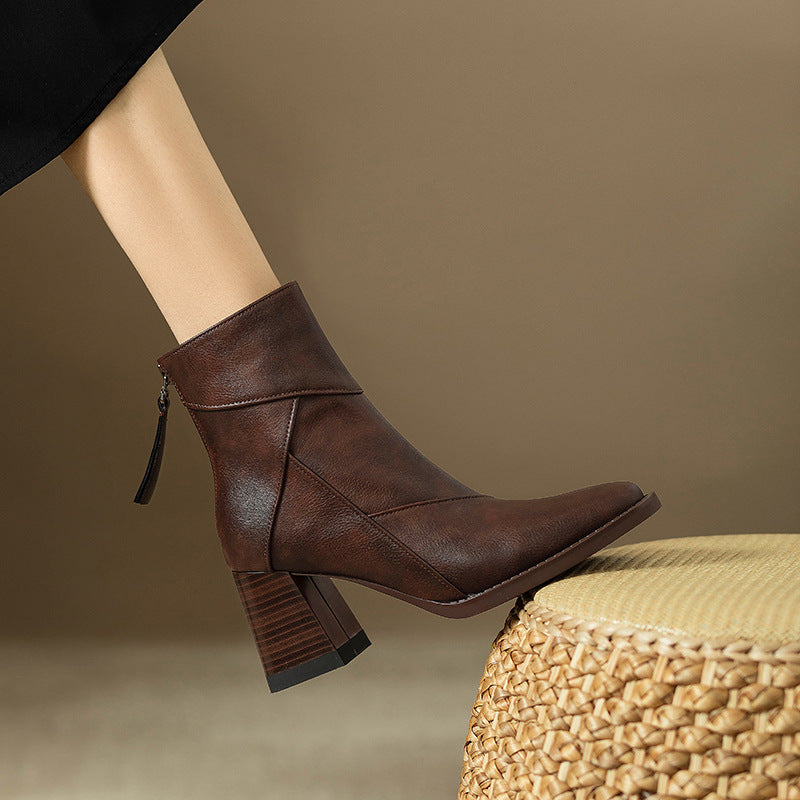 Karen | Leather Boots