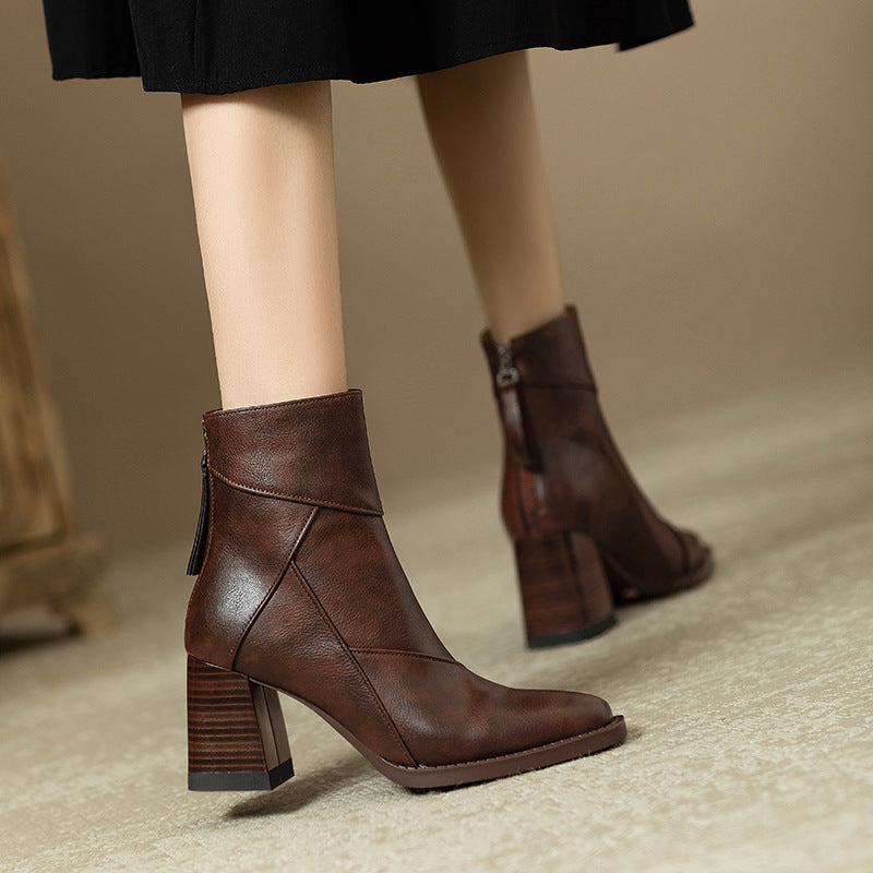 Karen | Leather Boots