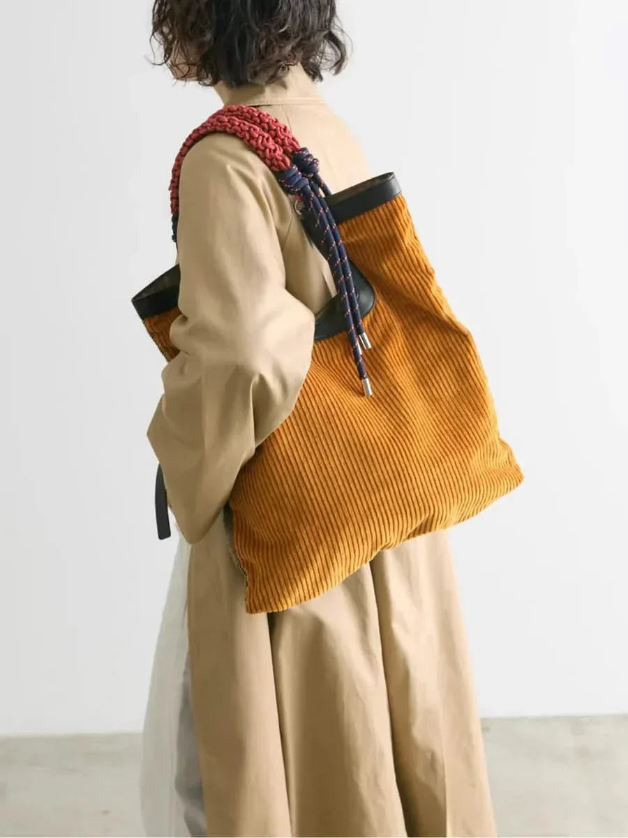 HARRISON CORDUROY TOTE