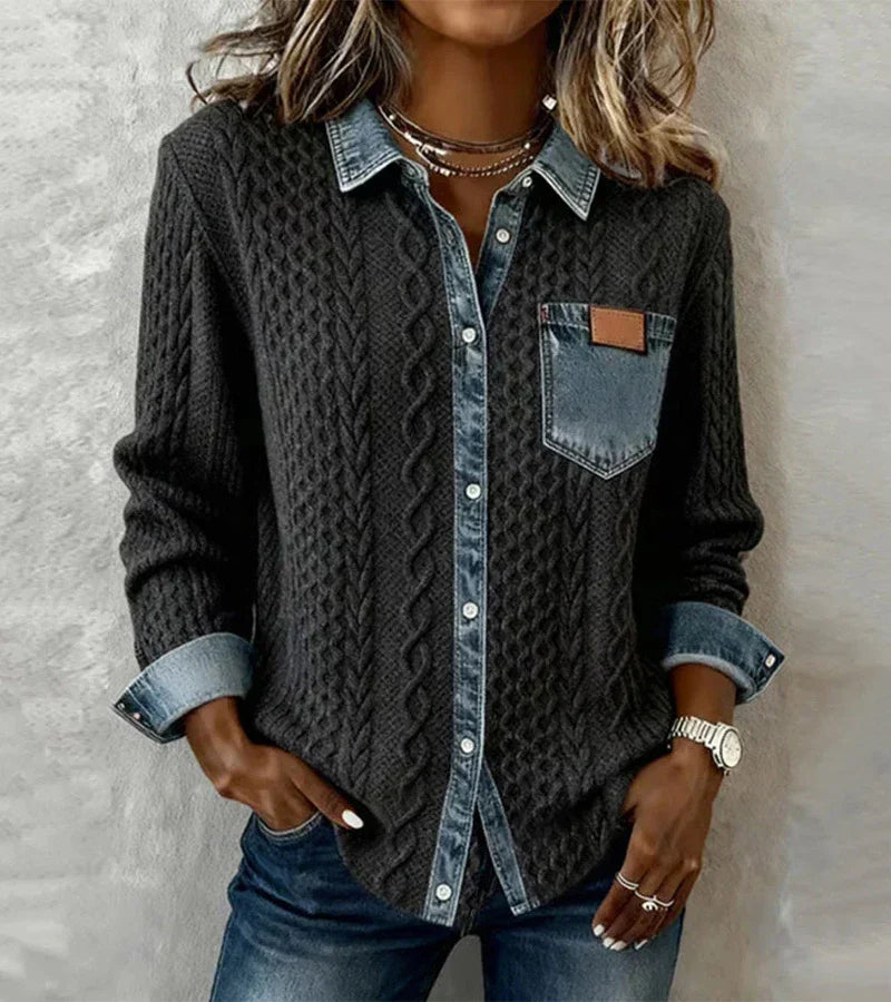 Ariane™ | Elegant Cable-Knit Sweater