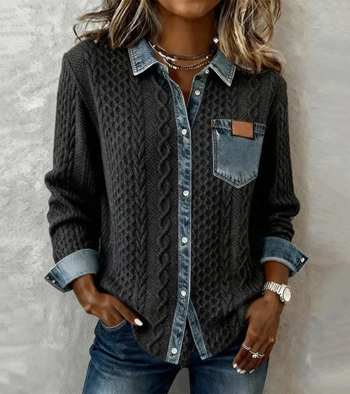 Ariane™ | Elegant Cable-Knit Sweater