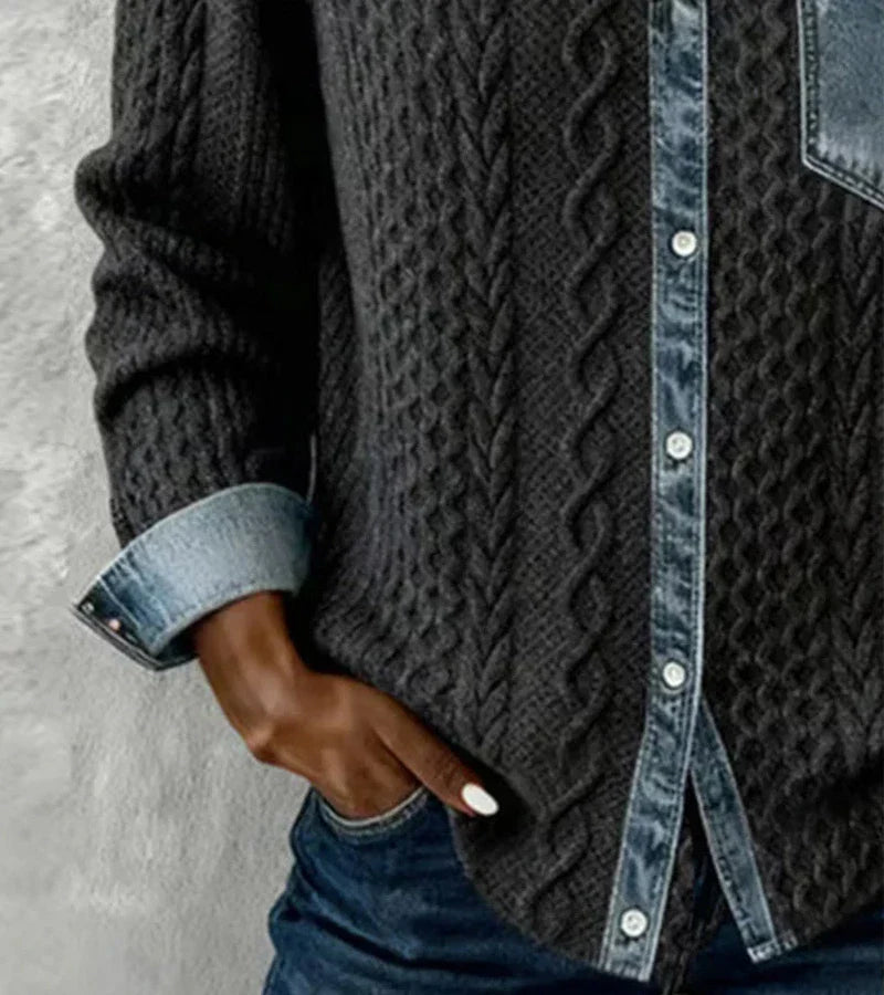 Ariane™ | Elegant Cable-Knit Sweater