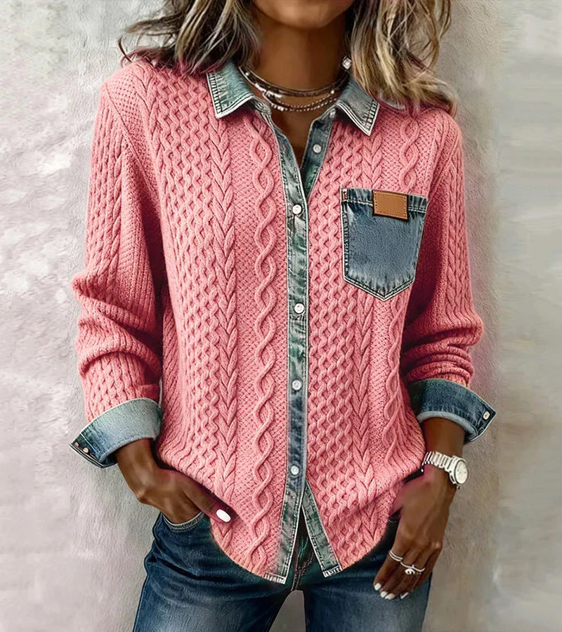 Ariane™ | Elegant Cable-Knit Sweater