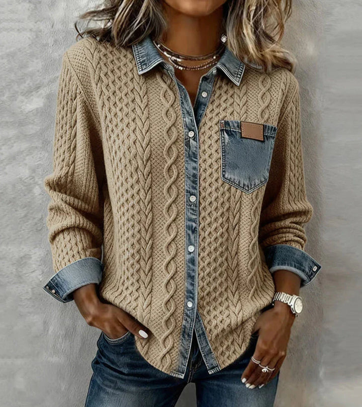 Ariane™ | Elegant Cable-Knit Sweater