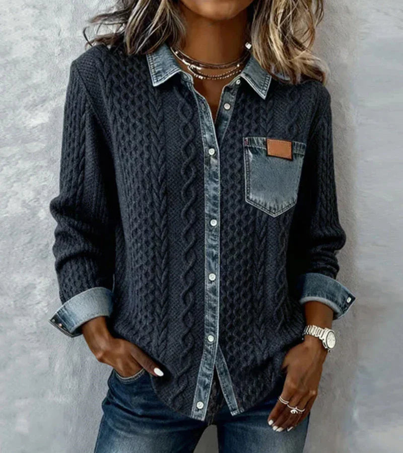 Ariane™ | Elegant Cable-Knit Sweater