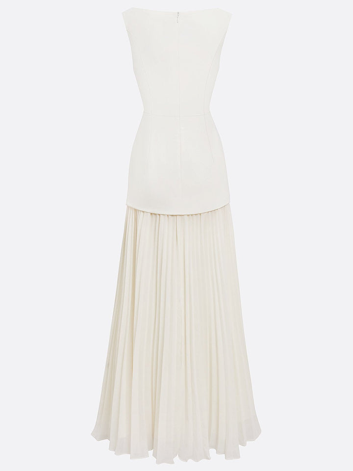 Margaux | Pleated Maxi Dress