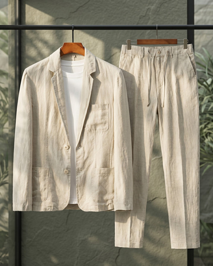 Scarlett™ | Relaxed Linen Suit Set