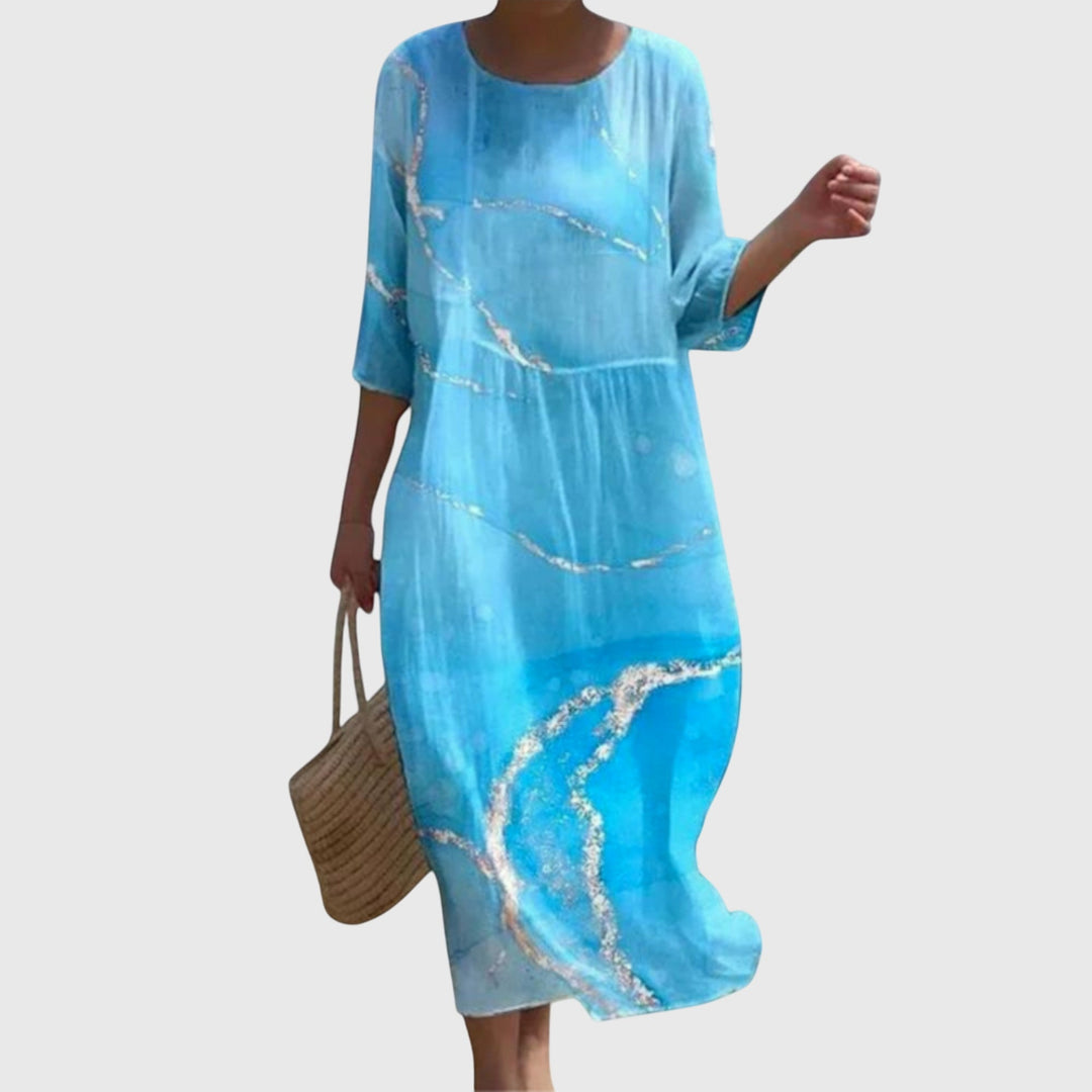 Hayley™ | Women's Floral Maxi Dress — Flowing & Feminine