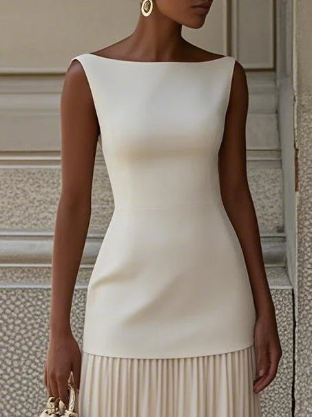 Margaux | Pleated Maxi Dress