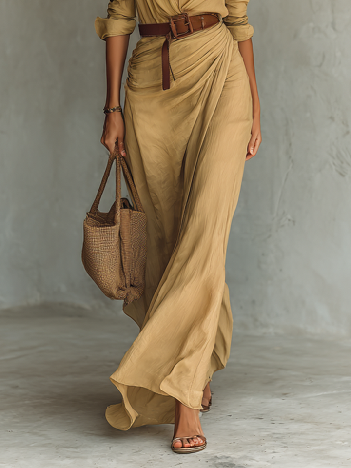 Isla | Collared Maxi Dress