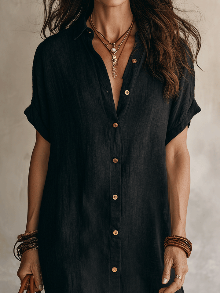 Sadie | Shirt Midi Dress