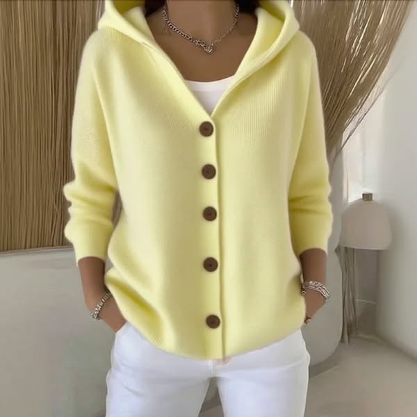 Mila™ | Effortless Comfort - Soft Hooded Knit Cardigan