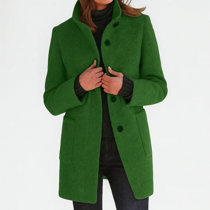 Victoria — Warm, Elegant Coat with a Cosy High Collar