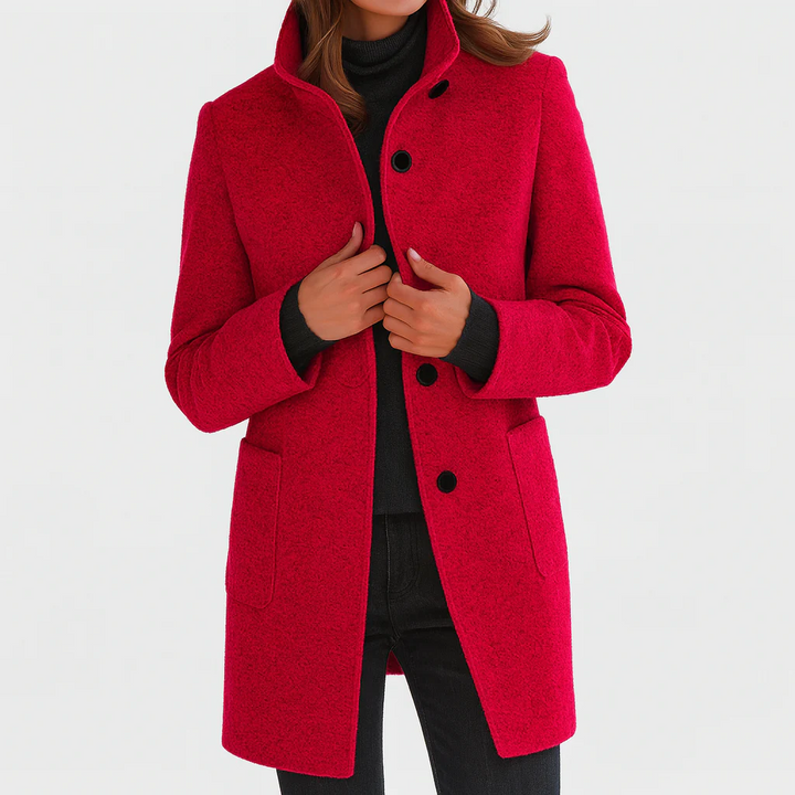 Victoria — Warm, Elegant Coat with a Cosy High Collar