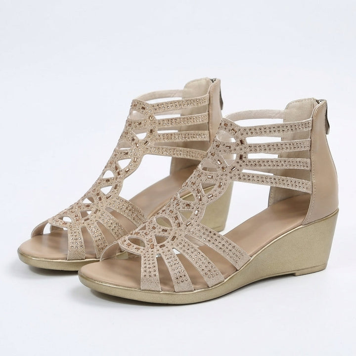 Jeanette – Women's Supportive Wedge Sandals for All-Day Comfort