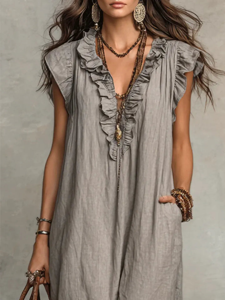 Willow | Linen Maxi Dress