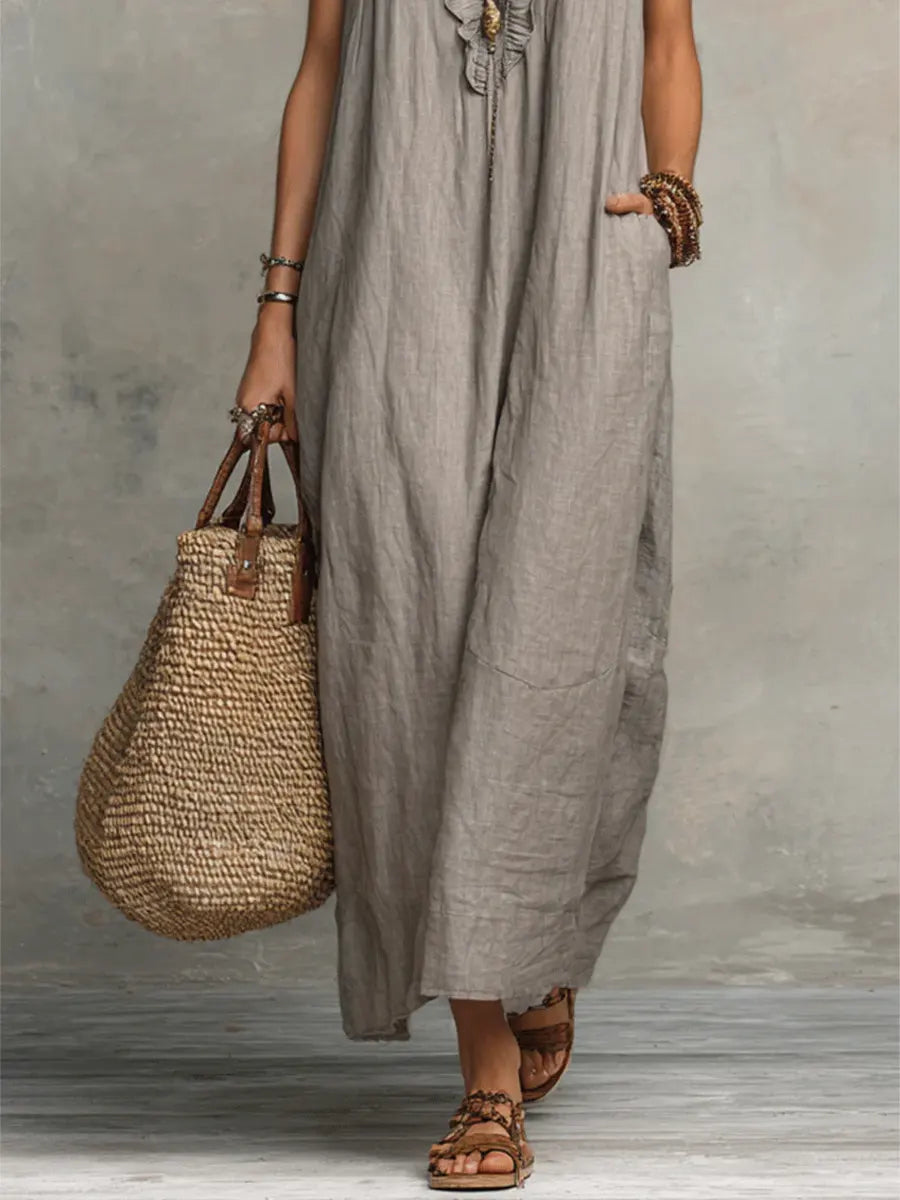 Willow | Linen Maxi Dress