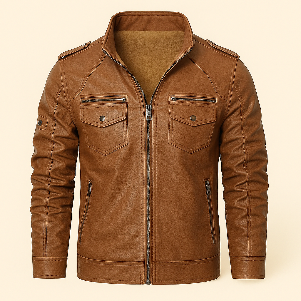 Fleece Biker Jacket