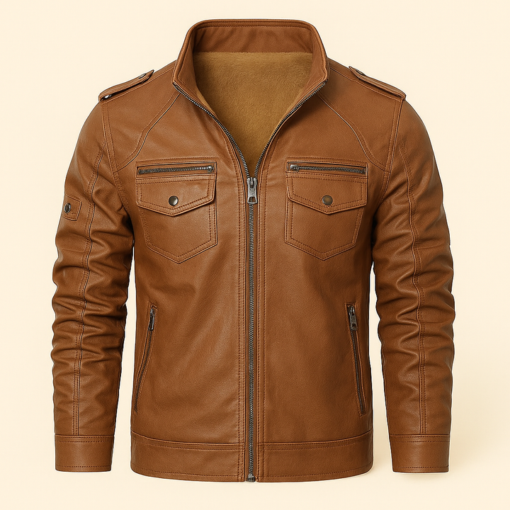 Fleece Biker Jacket