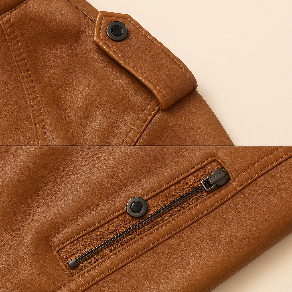 Fleece Biker Jacket